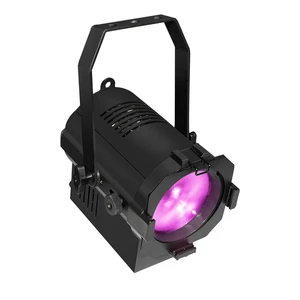 Mini 40W RGBW LED Fresnel Spotlight 3000K-8000K Adjustable DMX Control Stage Washing Lighting Theater Event 25°-80° Spot Light