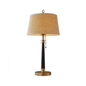 Modern Style Luxury Iron Table Lamp for Home & Restaurant Decor Hotel Project Rechargeable Fabric Table Lamps
