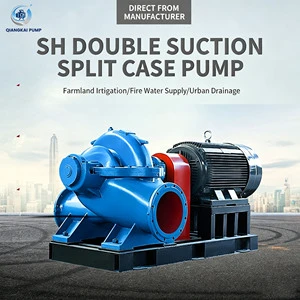 Horizontal Double Suction Centrifugal Pump, 8 Inch High Pressure Electric Pump for Industrial & Irrigation Use