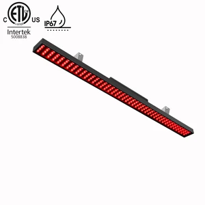 ETL CETL Listed 160w 300w Hot Sale Waterproof DMX RGBW Linear Led Car Wash Light Auto Workshop Layout Design Led Tunnel Light