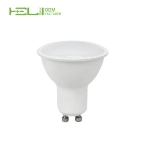 HELI 27 Years Factory LED Spotlight 4W GU10 Base 100-120V Plastic-coated Aluminum + PC Anti-Glare Dimmable 100 Beam Angle