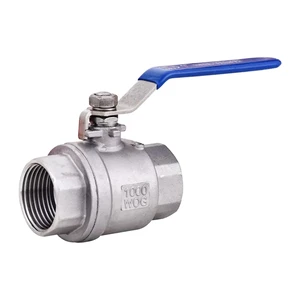 High Quality Rugged and Durable Hot Sale Stainless Steel Ball Valve Two-Piece High Flow Female Threaded Ball Valve