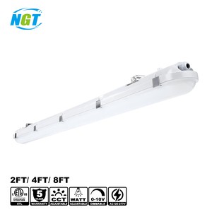 Tri-Proof LED Panel Batten Fixture IP65 2FT 4FT 8FT Vapor Tight Indoor Industrial Warehouse Parking Lot Linear Shop Lights