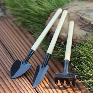 3pcs Mini Garden Tool Set Succulent Planting Kit Hand Trowel Shovel Tools for Indoor Plants and Gardening