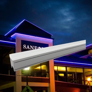Outdoor IP65 12W 15W RGB Warm White Acrylic LED Linear Light RGBW for Bridge Decoration