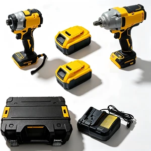 DW High Torque Cordless Impact Wrench Set Electric Power Tools Drill Set Household Construction Other Hand Tools Complete Kit