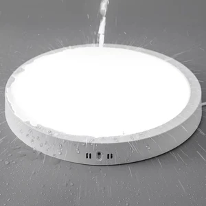 Modern LED Backlit Panel Light for Indoor Use Bedroom Office Hotel Bathroom ABS Material Waterproof IP54 CRI 80 35000 Hours