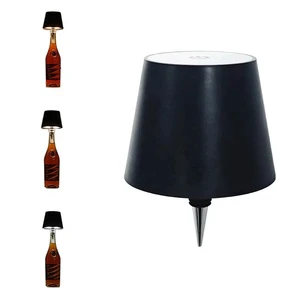 Rechargeable Small Table Lamp Decorative Wine Bottle Lights Touch Control Wireless Bottle Lamp Light Use for Empty Wine Bottles