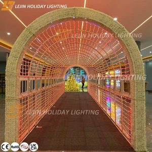 Customized Christmas IP65 Outdoor Smart LED Motif Light Tunnel Arch Decoration