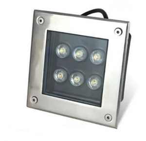 3W 4W 6W LED Buried Underground Floor Ground Lamp Driveway Step Yard Garden Pathway Square Recessed Inground Light