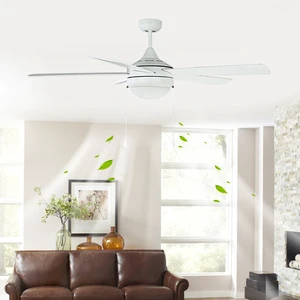 Manufacturer OEM ODM Low Noise 5 Plywood Blades AC Motor Decorative 52 Inch Led Ceiling Fans With Light
