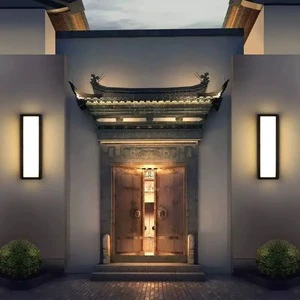 New Outdoor Waterproof Led Super Bright Wall Lamp for Door Posts, Balconies, Terraces, Courtyards, Outdoor Lighting with Motion