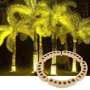 Colorful LED Hug Tree Light IP65 Outdoor Waterproof Warm White Garden Ring Lamp Aluminum And Glass Body With AC Power Supply