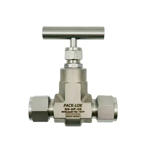 Factory Direct Sales High Pressure SS316 Ferrule Globe Valve with Double Seat Ring for Petrochemical and Gas Applications