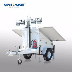 Outdoor Solar Lighting Tower For Mining