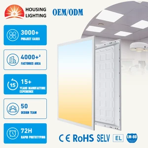 For Commercial Office 2700K 4000K 6000K Cct Adjustable 600x1200 Led Light Panel 2X4 European Design CE RoHS