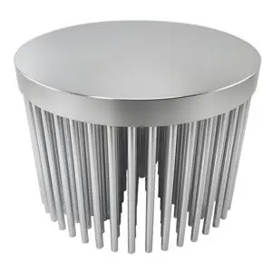 100*70 mm Custom CNC Machining Copper Cold Forging Square Heat Sink Radiator Cooling for Projection Lamp Street Lights
