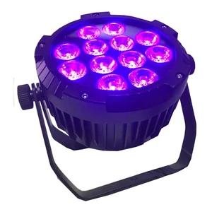 MITUSHOW RGBWA-UV 6IN1 12x18w LED Wireless DJ Light Rechargeable Battery Powered WIFI Slim Outdoor Waterproof Theme Park 80 IP65