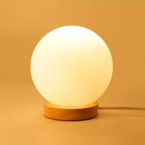 USB Rechargeable RGB LED Night Light Bedside Table Lamp for Home Office Bedroom Living Room Color-Changing Features