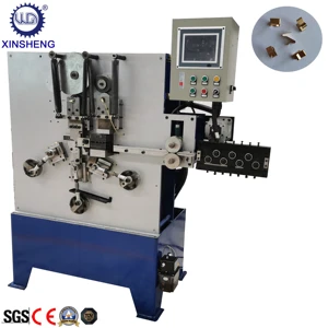 High Speed 10mm Wide Flat Metal Strap Jump Ring Clamp CV Joint Boot Bending Making Machine