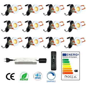 Mini LED Spotlight with IP65 Dimmable Waterproof 12V 3W for Balcony tent and Pergola Decoration Recessed