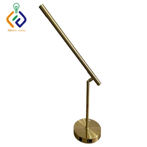 Three-Color Dimming Bulb Nordic Style Metal Small Gold Desk Bedroom Simple Bedside Table Lamp