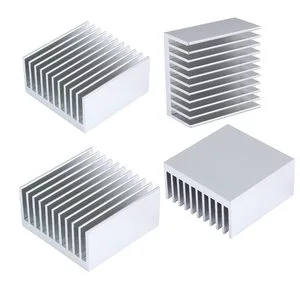 Cnc Machined Oem Custom Heat Sink Kit 40x40x20mm Aluminium Heatsink Cooler Aluminum Cnc Machining Service Precision Cnc Parts