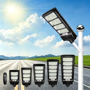 200W 400W 600W 800W 1000W Solar Street Light IP66 Waterproof with Remote Control Light Sensor Timer Motion Sensor for Road