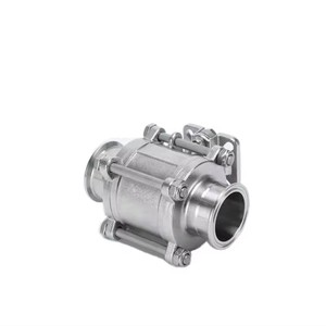 SUS304/316L 3-PC High Platform Ball Valve 1/2