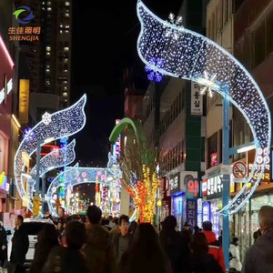 Wholesale IP65 Waterproof 200W 24V-220V Colorful Holiday Project Christmas Decoration Led Outdoor Customizable Length Tunnel