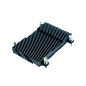 Low Profile 2 Heat Pipe Passive CPU Cooler - Aluminum Fin Heatsink With Spring Screws For Mini ITX/HTPC Cooling