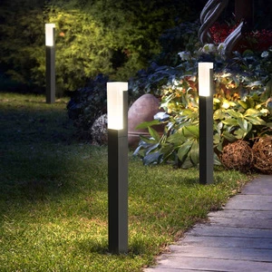 Modern Simple Outdoor LED Lawn Lamp IP65 Rating Aluminum Body AC Power Waterproof for Courtyard Garden Landscape Park Zhongshan