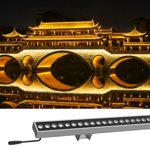 Cwlf6035 Custom Rgb Rgbw Outdoor 48w Waterproof Aluminum Profiles Led Wall Washer Light for Bridge