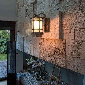 Modern Aluminum Garden IP54 Led Wall Lights Outdoor Waterproof Light Fixture Sconce Black Vintage Lantern Outdoor Wall Lamp