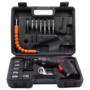 Rechargeable Mini Electric Screwdriver Tool Set Furniture Installation and Telecommunications Maintenance Power Tool Kit