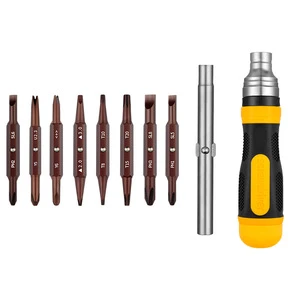 19 in 1 Multifunctional Ratchet Screwdriver Set, Ratchet Screwdriver Suitable for Home and Industry