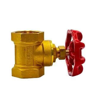 Heavy Duty Brass Globe Valve Manual Water Valve OEM High Pressure Rating Long Service Life Leak Proof Sealing 1 in Port Size