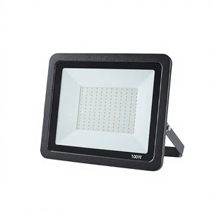 Cross-border IP65 Waterproof High-Brightness LED Floodlight 50W 120 Beam Angle CRI 80 50000h Lifespan Outdoor Sports Stadium