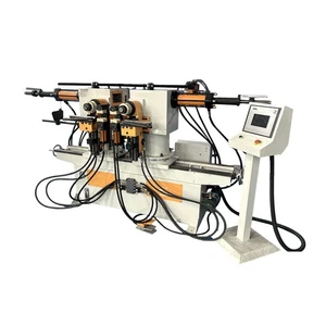 CNC Square Steel Pipe and Tube Bending Machines Double Head Hydraulic Pipe Bending Machine Full Electric Pipe Bending Machine