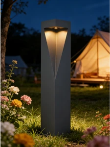 220v Waterproof Ip65 12W Outdoor Pathway Lawn Lamp Landscape Square Led Garden Light