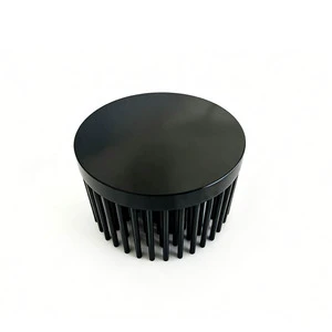 Black Hard Anodized Forged Integrated Aluminum Heat Sink for IGBT Energy Storage Inverter