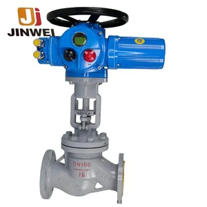 Electric Stainless Steel Seal Globe Valve with Stop Function Media Globe Valve Electric Powered High Temperature for Water