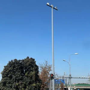 High Mast Lighting System with Winch Lowering Device for Gas Station and Logistics Park