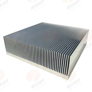 OEM CNC Extruded High Fin Heat Sink, High Magnification High Density Fin Aluminum Heatsink For Industrial Electronics