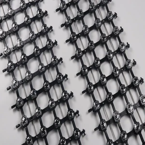 Flexible Led Mesh Screen Curtain Transparent Display For Waterproof Commercial LED Facade Grid Screen