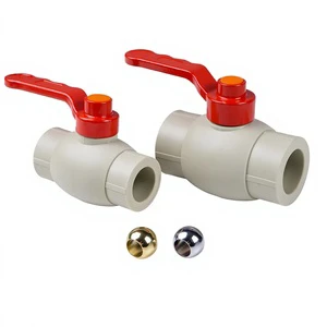 PPR Ball Valve Globe Valve Water Pipe Fittings Manufacturers Wholesale 4/6 Points 1 Inch Customization