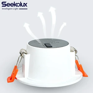 High Efficiency Modern IP44 6W Aluminum LED Ceiling Downlight COB Anti-Glare 110LM/W 2000K-6000K Night Light Indoor