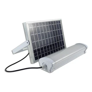 Outdoor Garden Solar Tri-Proof Light IP67 Waterproof LED Linear Tube Lights 30W 60W 90W 120W Solar Flood Lights