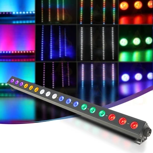 Professional Wholesale 18PCS 12w LED Wall Washer Bar Dmx Control Rgbw Linear LED Wall Washer Lights