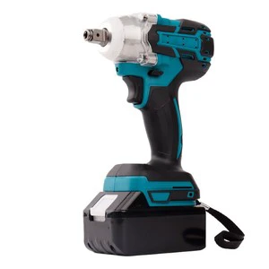 Professional Industrial Tire Repair Ratchet Spanner Cordless Battery-Powered 21V 600W Brushless Motor 1/2 Impact Torque Wrench